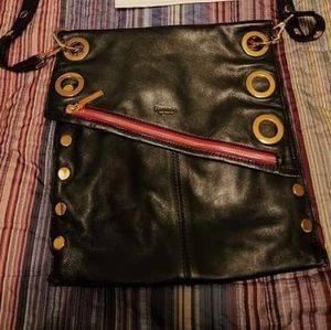 Hammitt Black Roxbury with Gold Hardware